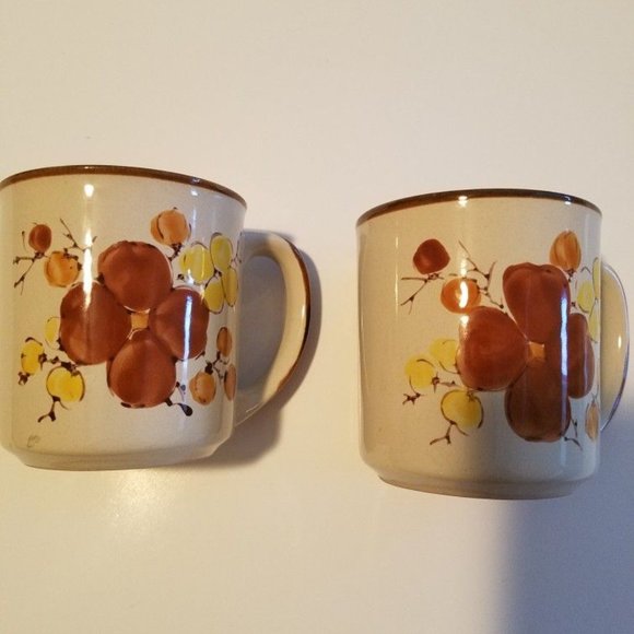 Vintage Mid Century JMP Stonecrest 8 Oz Mug Made In Korea Autumn Tropicana - Picture 3 of 5
